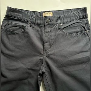 Blue Mountain Relaxed Fit Mid-Rise Utility Canvas Pants